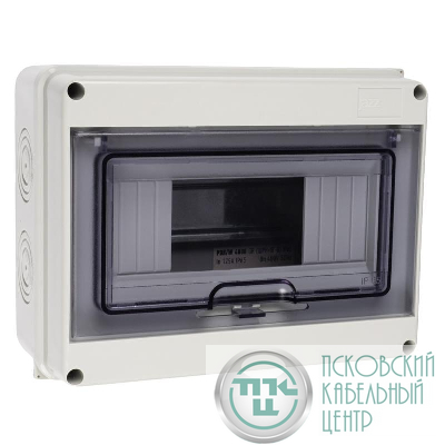 Бокс модульный накладной PDB/W 4008 GR (ЩРН-ПГ- 8) IP65 пластик. Pro JazzWay 5072060