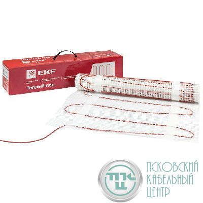 Комплект "Теплый пол" (мат) "Уют" 8кв.м. 1200Вт PROxima EKF nm2-1200-8