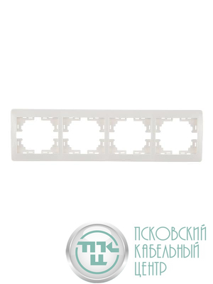 Рамка 4-м Mira горизонт. бел. LEZARD 701-0200-149