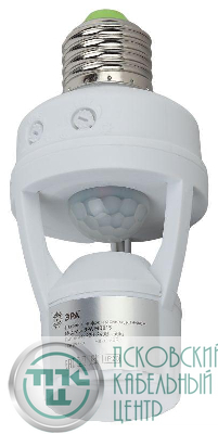 Датчик движения MD 015 E27 60Вт 360град. 6м IP20 (501600) бел. Эра Б0043792