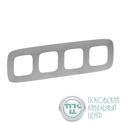 Рамка 4-м Valena Allure универсальная алюм. Leg 754394