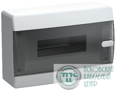 Корпус ЩРН-П-12 UNION Compact IP41 черн. прозр. дверь пластик. IEK UIC-KP12-N-12-41-K01