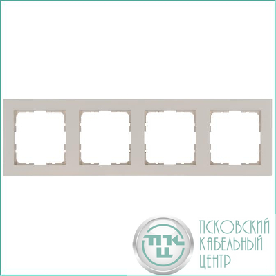 Рамка 4-м G-Classic тауп Jasmart G1004T