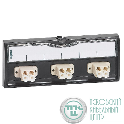 Вставка многомодовая оптическая с адаптерами LC 6 волокон Leg 033518