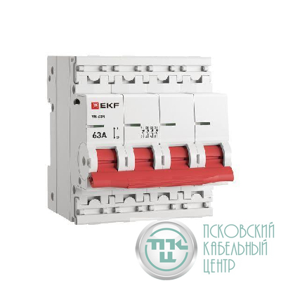Выключатель нагрузки 4п 63А ВН-63N PROxima EKF S63463