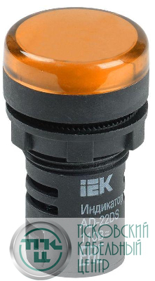 Лампа светосигнальная AD22DS d22мм 24В AC/DC желт. KARAT IEK BLS10-ADDS-024-K05