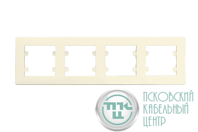 Рамка 4-м Karea RIZZ крем Makel 88010704