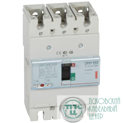 Выключатель автоматический 3п 200А 36кА DPX3 250 400В термомагнит. расцеп. Leg 420238