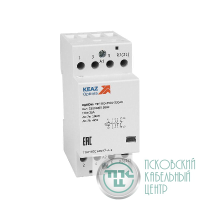 Контактор модульный OptiDin MK-100-2520-230AC КЭАЗ 321135