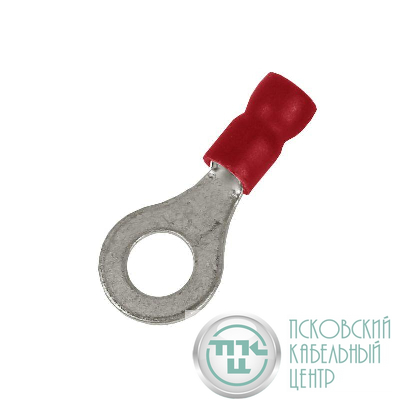 Наконечник с отверстием под винт и изолир.фaланцем ПВХ легкий ввод жилы 0.25-1.5кв.мм М5 d5.3мм (НКИ) (уп.100шт) DKC 2A5P-EE-PVC
