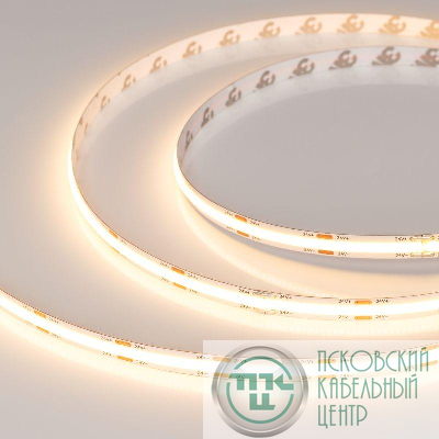 Лента светодиодная COB-NANO-X544-8mm 24V Warm 2700К 11.5Вт/м IP65 CSP герметичная (уп.5м) Arlight 031903(2)