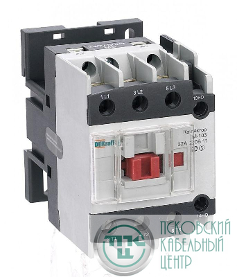 Контактор КМ-103 32А кат. 24В AC 1НО+1НЗ AC-3 DEKraft 22120DEK