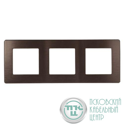 Рамка 3-м 12-5103-13 сатин бронза Эра Б0052526