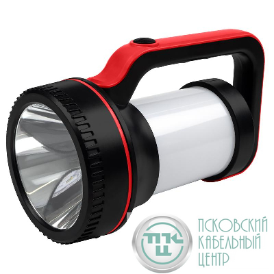 Фонарь-прожектор светодиодный аккумуляторный Accu5-L 7W/L30-bk 4Li-ion 18650 1200мА.ч 2источника света IP20 JazzWay 5048874