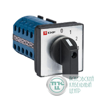 Переключатель кулачковый ПК-1-121 1п 10А "0-1-2-3" EKF pk-1-121-10