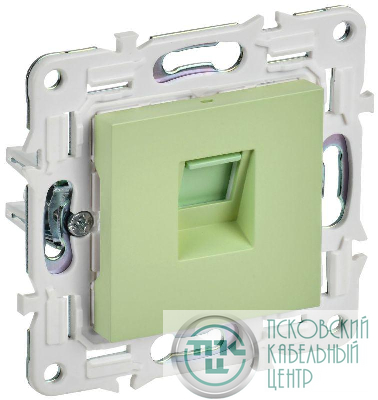 Розетка компьютерная RJ45 кат.6 SKANDY SK-K02G мятный IEK SK-K10-2-K06