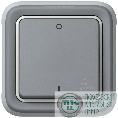 Механизм выключателя 1-кл. СП PLEXO 10А IP55 сер. Leg 069530