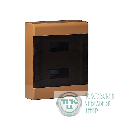 Щиток ОП Тусо 24мод. с двер. 370х302х95мм корич. Ruvinil 68324К