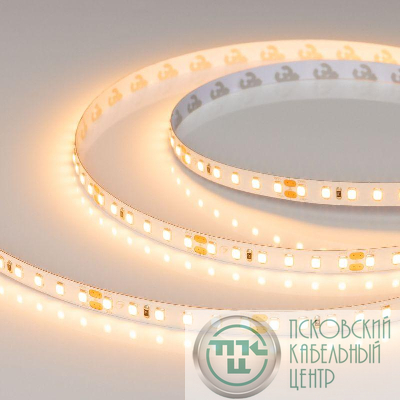 Лента светодиодная UL-A120-8mm 24В Warm 2400К 9.6Вт/м IP20 (7 лет) (уп.5м) Arlight 042299