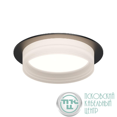 Светильник точечный Nimbus max 15Вт GX53 230В 50Гц встраив. под светодиод. лампу черн. Apeyron 16-111