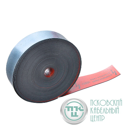 Лента защитно-сигнальная ЛЗС-125мм "Осторожно кабель" красн. (рул.50м) Протэкт 2613