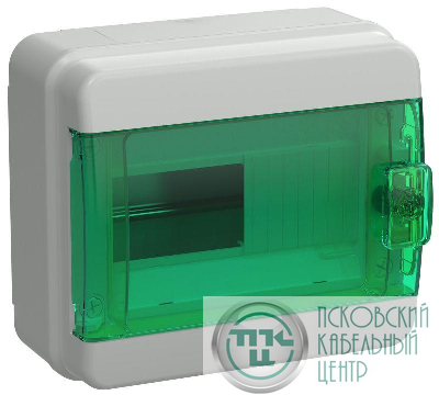 Корпус пластиковый КМПн-8 IP65 зел. прозр. дверь TEKFOR IEK TF5-KP72-N-08-65-K03-K06