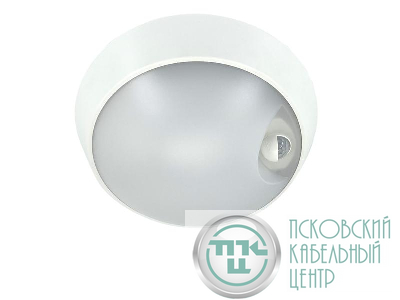 Светильник светодиодный WP 15 C 12W OP 840 D220 WH MDM 220х80мм 12Вт 4000К IP65 ЖКХ круглый пылевлагозащ. с датчиком движения бел. Русский Свет 15071523453