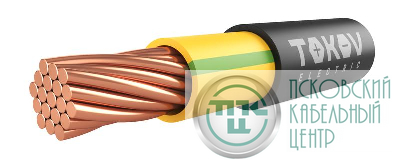 Кабель TOKOV ELECTRIC ВВГнг(А)-LS 1х95 МК (PE) 1кВ Ж/З (м) 000015914