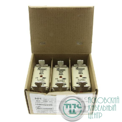 Предохранитель NH 50А 500В 00 GG EATON 50NHG00B