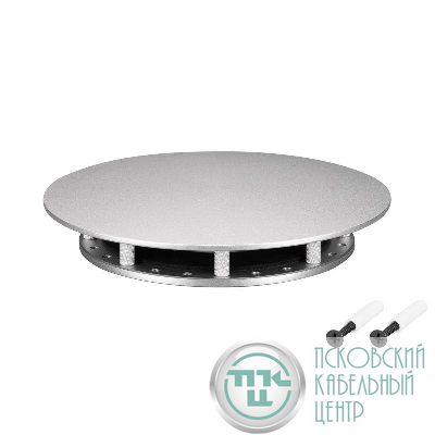 Крепление MOONLIGHT-BASE-ROUND-D18-M Silver металл Arlight 046087