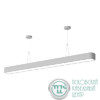 Светильник светодиодный Geometria Block SPO-113-W-40K-036 36Вт 4000К 2700Лм IP40 1200х100х60 бел. подвесной драйвер внутри Эра Б0058860