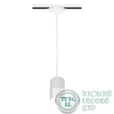 Светильник трековый подвес ARTLINE 55х55х100мм GU10 230В алюм. 2.6кв.м бел. Ritter 59927 6