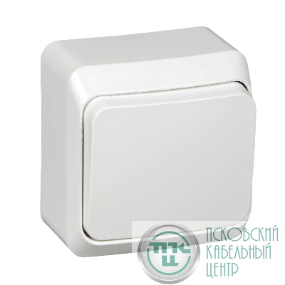 Выключатель 1-кл. ОП Этюд 10А IP20 бел. SE BA10-001B