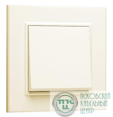 Выключатель 1-кл. СП Karea 10А IP20 крем. Makel 56010001