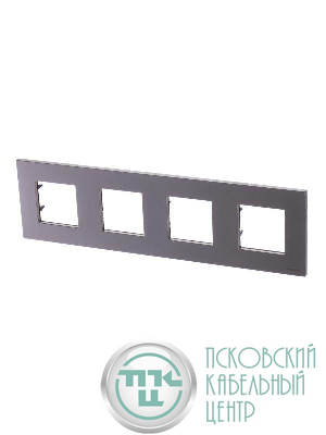Рамка 4-м 8мод.Zenit шампань ABB 2CLA227400N1901