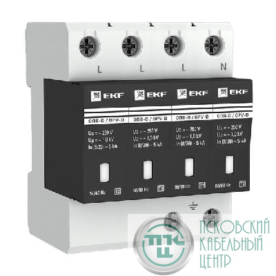 Ограничитель перенапряжения имп. ОПВ-D4 EKF opv-d4