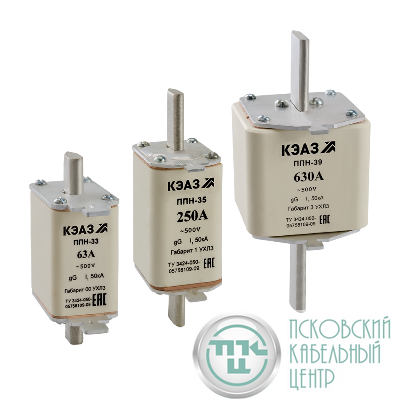Вставка плавкая ППН 33 50А X0 габарит 00 УХЛ3 КЭАЗ 111288