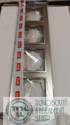 Рамка 4-м Zena титаниум ABB 500-011400-228