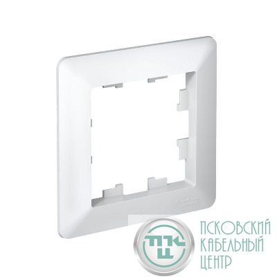 Рамка 1-м AtlasDesign Air бел./дым. бел. SE ATN220101