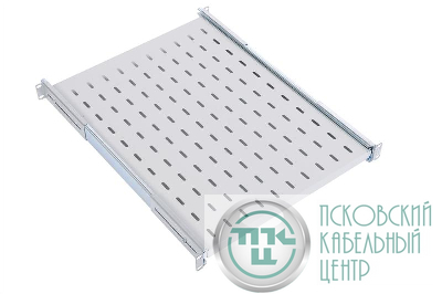 Полка стационарная СВ-62 19дюйм 0.5U Г=622мм нагр. 45кг сер. ЦМО 110363