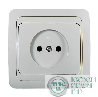 Розетка 1-м СП Classico 2022 16А IP20 бел. ASD / IN HOME 4680005959891