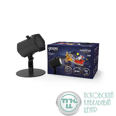 Проектор светодиодный Holiday Дед Мороз анимирован. картинка IP44 GAUSS HL090