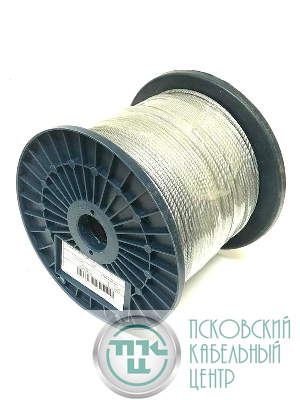 Трос стальной в оплетке ПВХ 4/5 этикетка (уп.100м) СТРОЙМЕТИЗ РС111876