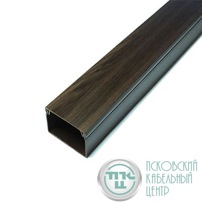 Кабель-канал 40х25 L2000 с двойн. замком пластик венге Урал Пак КК-4840025-032