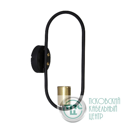 Светильник "Солей" 511 НББ 01-60-187 Е27 (ИМ) настенный черн. зол. Элетех 1005405395