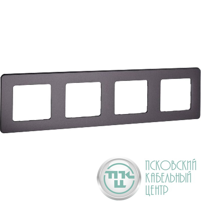 Рамка 4-м СП Inspiria IP20 дым. IEK 673967