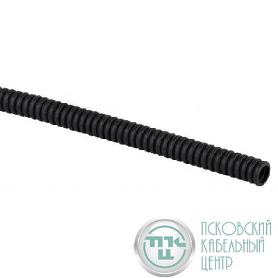 Труба гофрированная ПНД легкая d16мм с протяжкой черн. (уп.50м) GOFR-16-50-HD Эра Б0043779