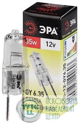 Лампа галогенная GY6.35-JC-35W-12V ЭРА C0027371