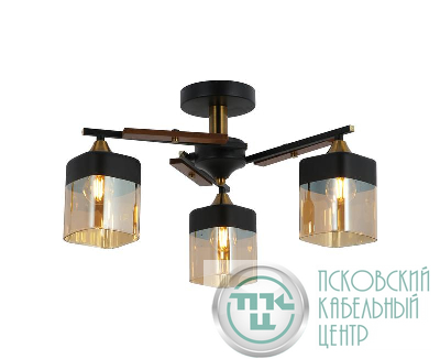 Люстра Glitz 60Вт E27х3 IP20 Freya FR5154PL-03B