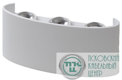Светильник WL12 WH декор. подсветка светодиод. 6х1Вт IP54 бел. ЭРА Б0034610